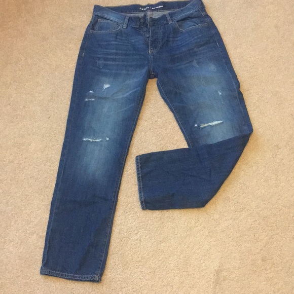 Denim - Old Navy boyfriend buttonfly jeans